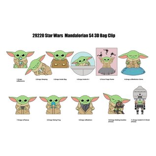 Monogram Disney Star Wars The Mandalorian - Best of Grogu Collectible Bag Clip - Series 4