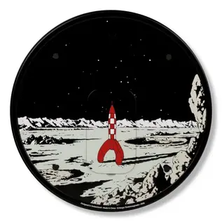 moulinsart Tintin wall clock Destination Moon