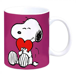Logoshirt Peanuts beker - mok Snoopy met hart - Thinking of you