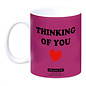 Logoshirt Peanuts beker - mok Snoopy met hart - Thinking of you