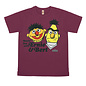 Logoshirt T-Shirt Vintage Sesamstraat light purple Ernie & Bert Havin' fun