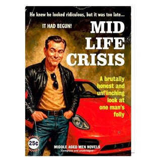 Dean Morris Grußkarte - Midlife Crisis