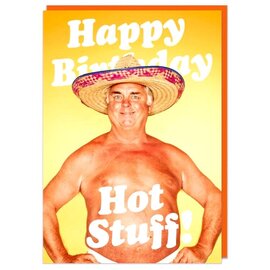 Dean Morris Wenskaart Fabulous! - Happy Birthday Hot Stuff!