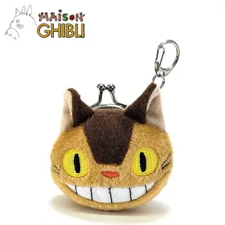 Sun Arrow Studio Ghibli – Mein Nachbar Totoro - Katzenbus-Mini-Plüschfigur als Geldbörse mit Clip