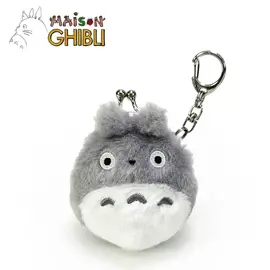 Sun Arrow Studio Ghibli – Mein Nachbar Totoro – Große Totoro Mini Plüschfigur Geldbörse  mit Clip