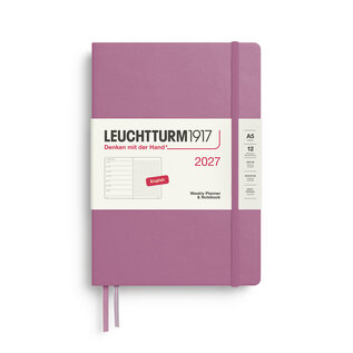 Leuchtturm1917 2027 Weekly Planner & Notebook Medium Dotted