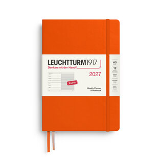 Leuchtturm1917 2027 Weekly Planner & Notebook Medium