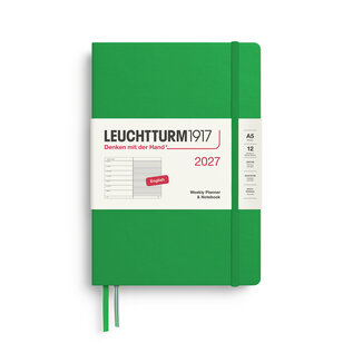 Leuchtturm1917 2027 Weekly Planner & Notebook Medium