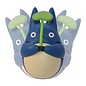 Ensky Studio Ghibli – Mein Nachbar Totoro – Mittlerer Totoro mit Blatt – Stehauf-Figur