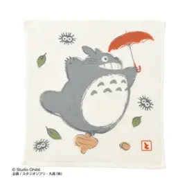 Marushin Studio Ghibli - My Neighbor Totoro - Big Totoro Umbrella Imabari Mini Towel  34X36 cm