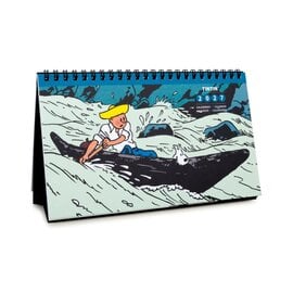 moulinsart Kuifje bureau kalender 2027 tafelmodel
