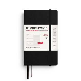 Leuchtturm1917 2027 Weekly Planner & Notebook Pocket
