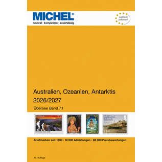 Michel 7.1 Australien - Ozeanien - Antarktis 2026/2027 Band 1 A-M