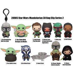 Monogram Star Wars - The Mandalorian - Character Bag Clip  Series 2