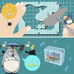 Ensky Studio Ghibli – Mein Nachbar Totoro – Totoro im Mondschein – Paper Theater