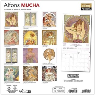 Aquarupella Alfons Mucha kalender 2027