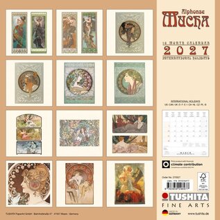 Tushita Alphonse Mucha kalender 2027