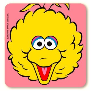 Logoshirt Sesamstraat coaster - Pino - Big Bird