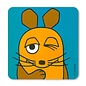 Logoshirt Muis coaster - Muis knipoogt