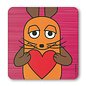 Logoshirt Die Maus coaster - Love