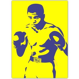 Nobis Design Postkaart Djune - The DANCING FIGHTER - Muhammad Ali