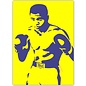 Nobis Design Postkaart Djune - The DANCING FIGHTER - Muhammad Ali