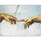 Tushita Postkaart Fine Arts - Michelangelo  - Creation of Adam (detail)