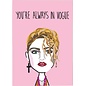 Cath Tate Wenskaart Modern Icons - Madonna - You're always in vogue