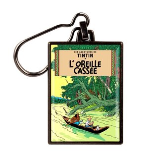moulinsart Tintin metal keychain  - The Broken Ear