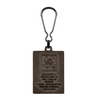 moulinsart Tintin metal keychain  - The Broken Ear