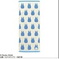 Marushin Studio Ghibli - My Neighbor Totoro -  Medium Totoro Silhouette blue - Handdoek 33 x 80 cm