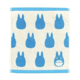 Marushin Studio Ghibli - My Neighbor Totoro - Medium Totoro Silhouette blue - Mini handdoek 33 x 36 cm