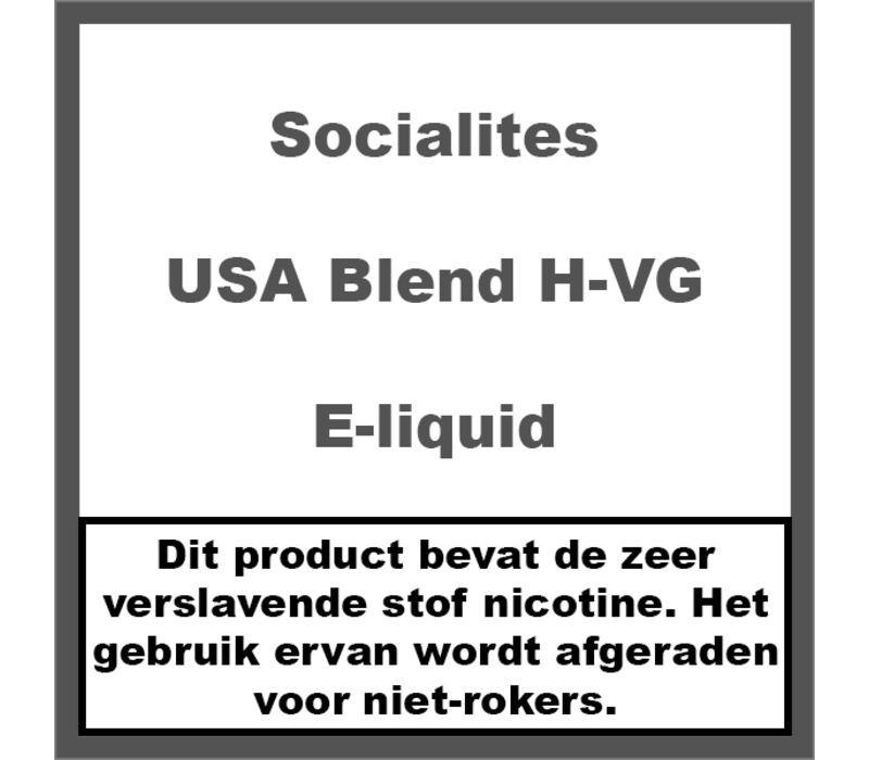 Socialites Usa Blend High Vg Cartomizers