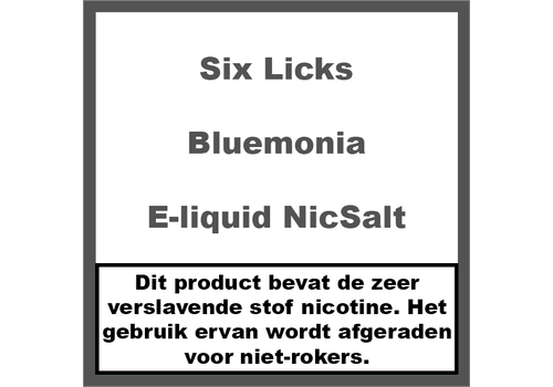 Six Licks Salts Bluemonia
