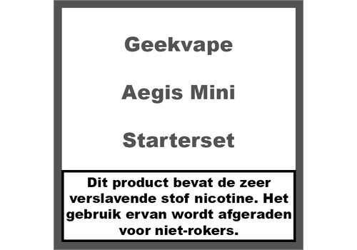 Geekvape Aegis Mini + Cerberus Clearomizer