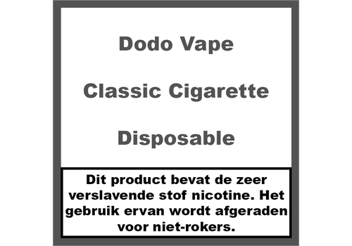 Dodo Vape Classic Cigarette