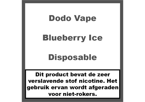 Dodo Vape Blueberry Ice (600)
