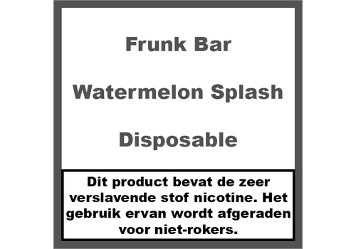 Frunk Bar Watermelon Splash