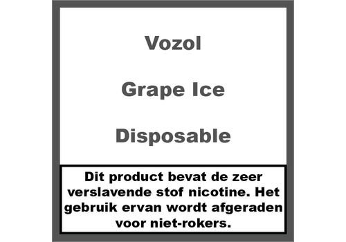 Vozol Grape Ice