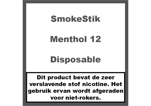SmokeStik Disposable Menthol 12mg