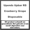 Upends Upbar RS Cranberry Grape
