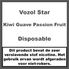 Vozol Star Kiwi Guave Passion Fruit