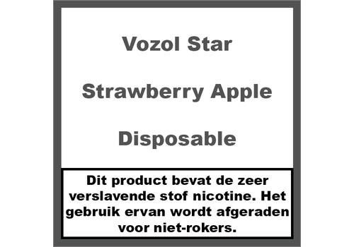 Vozol Star Strawberry Apple