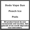 Dodo Vape Sun Peach Ice Pods