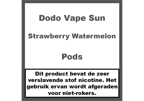 Dodo Vape Sun Strawberry Watermelon Pods