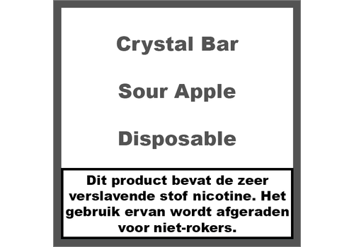 SKE Crystal Bar Sour Apple