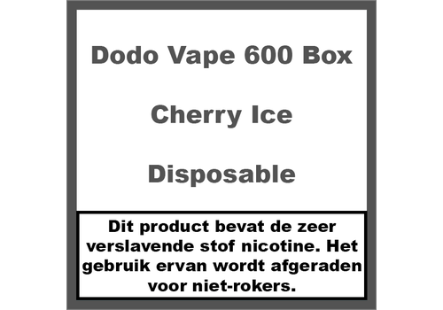 Dodo Vape Cherry Ice (600 Box)