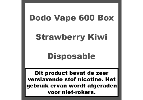 Dodo Vape Strawberry Kiwi (600 Box)
