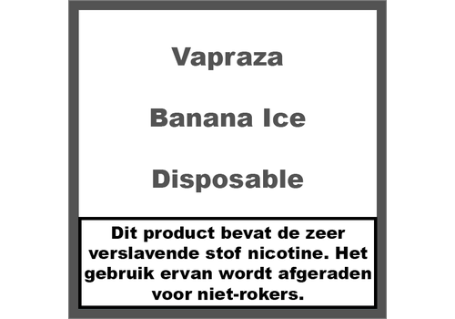 Vapraza Banana Ice