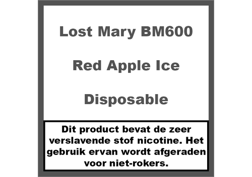 Lost Mary BM600 Red Apple Ice
